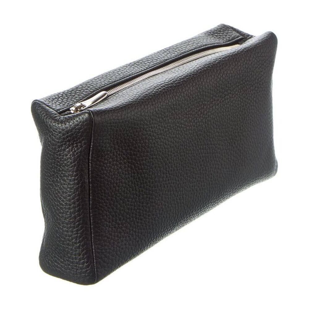 The Row Leather Clutch, Black - Picture 3 of 3